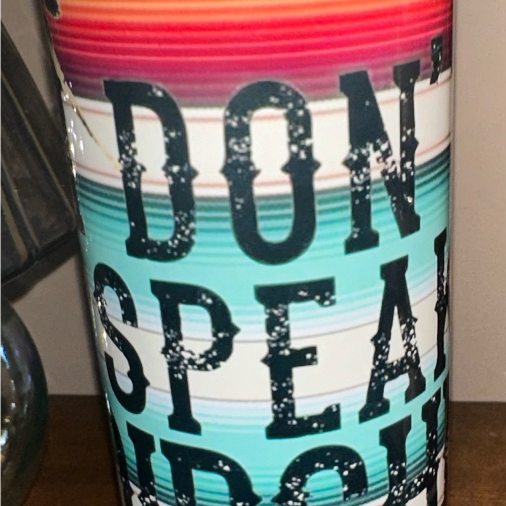 Colorful Striped Home Accent Vase